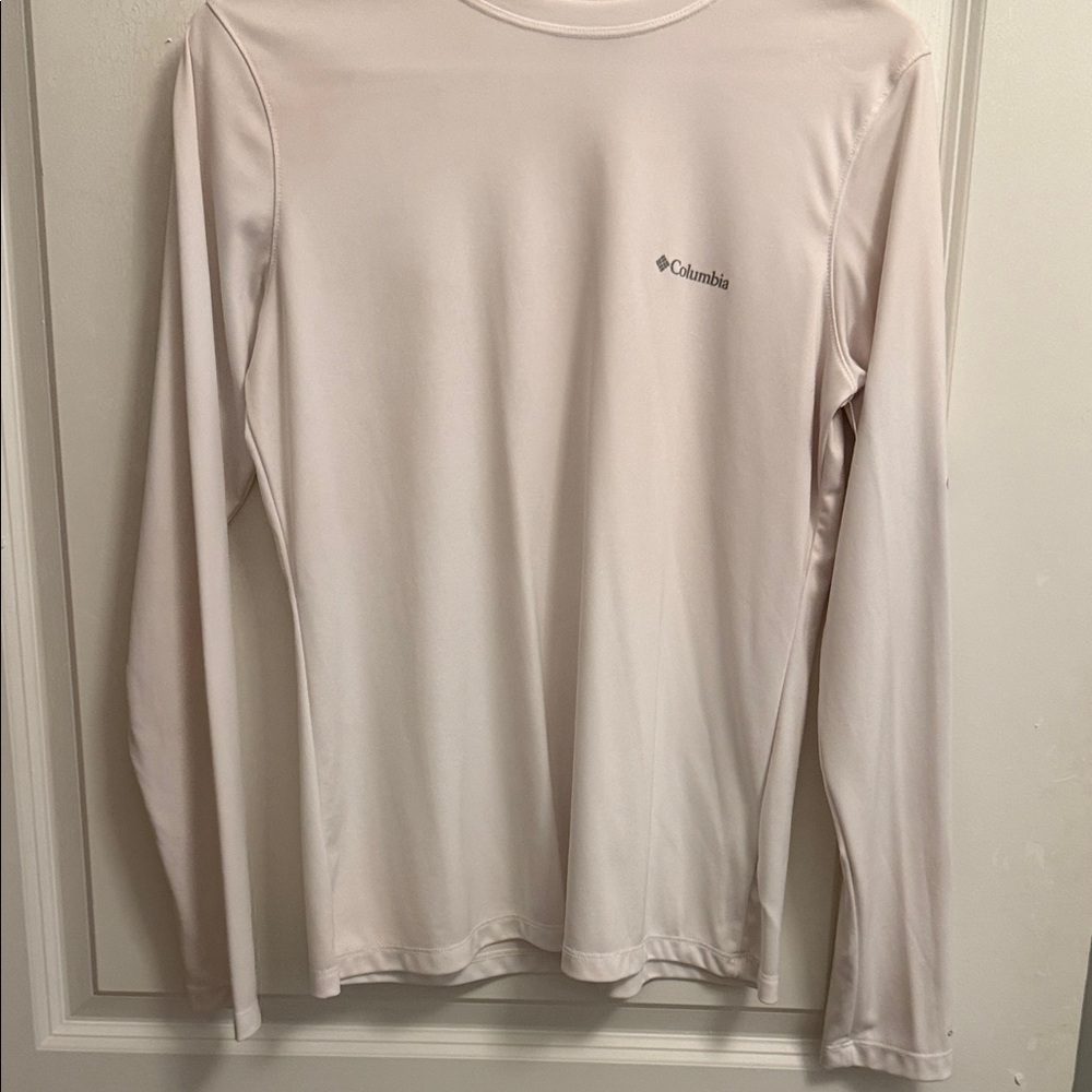 Columbia Light Pink Long Sleeve Shirt